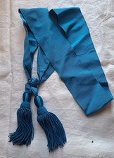 FASCIA SCIARPA  AZZURRA  ALTA UNIFORME VE.DE.ME 1930 REGIO ESERCITO WW2