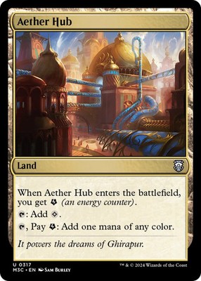 Aether Hub [Modern Horizons 3 Commander] Magic MTG