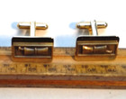 Vintage Rx Pharmacy Apothecary Mortar Pestle Medical Doctor Gold tone Cufflinks — photo 7