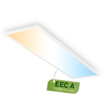 LED Panel Deckenleuchte energieeffizient Klasse A CCT Slim Fernbedienung 100cm weiß