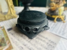 Vintage Chinese Wood Stand Riser ornament Footed Chinoiserie Display stand