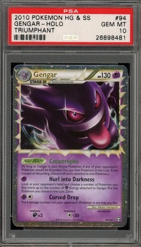 Pokemon Gengar Prime Triumphant Holo Ultra Rare #94 PSA 10 Gem Mint