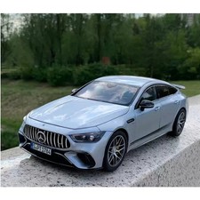 NOREV 1:18 Mercedes Benz AMG GT63 4Matic 2021 Silver Collectible Car