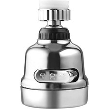 360 Degree Swivel Kitchen Faucet Spray Head 3 Spray Modes Water Saving Easy