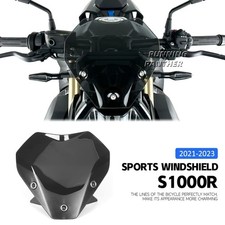 BMW S1000R M1000R Windshield Windscreen Wind Deflector With Bracket 2021-2024