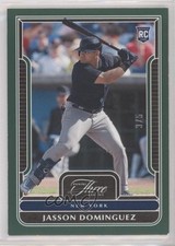 2023 Panini Three and Two Emerald 3/5 Jasson Dominguez #50 9o3