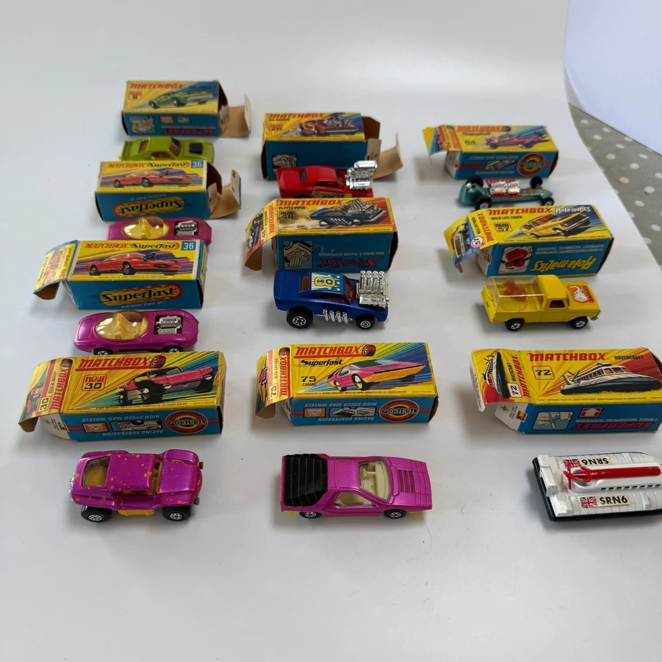 Matchbox Superfast Bundle of 10 Original Boxed Cars Excellent Condition - Image 2 of 4