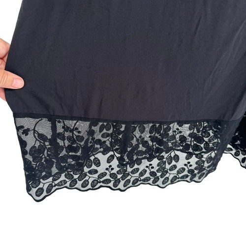 NUOVO Matilda Jane Cheery Day Top Extender Bordo in Pizzo Nero Taglia Large - Foto 4 di 9