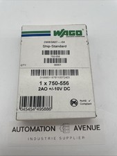 WAGO 750-556 Channel Analog Output PLC Module...