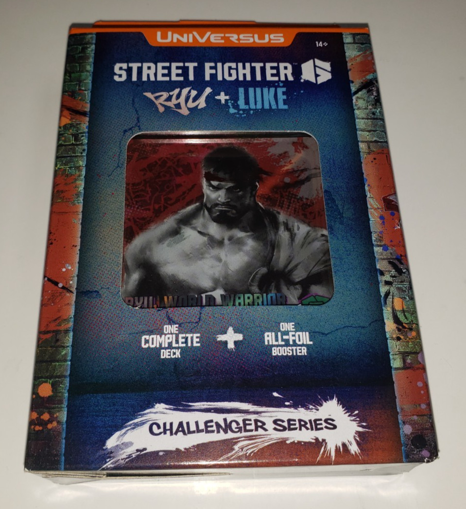 Universus Street Fighter CCG Challenger  RYU - LUKE ,