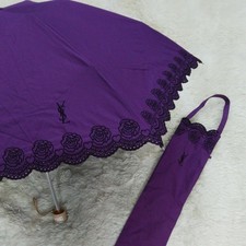 Yves Saint Laurent Umbrella Limited Edition Style Parisian Elegance Icon with Si
