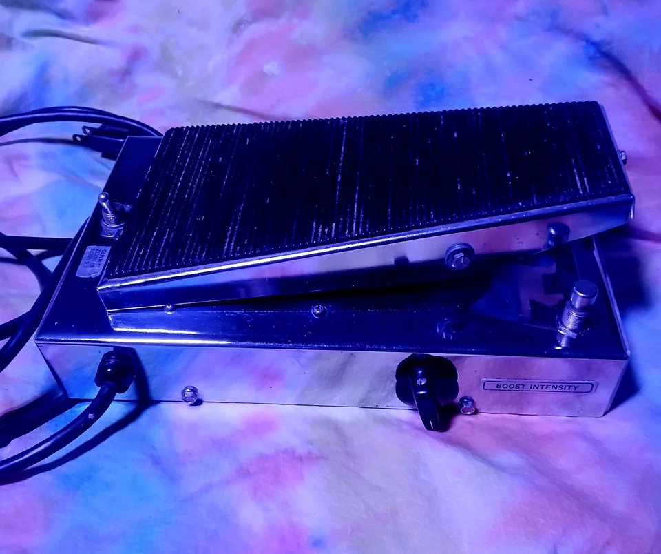 DF1 De Colección 1982 Morley Tel-Ray PWB Power Wah Boost Pedal Probado Efectos Cromados Foto 4 de 4