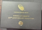 American Liberty 225th Anniversary Gold Coin OGP Only - No Coin