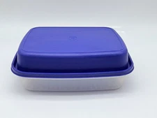 Tupperware Season Serve Meat Marinade Bacon Storage Container #1295 Lid #1294