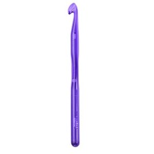Crochet Hooks 8mm Ergonomic Knitting Needle Plastic for DIY Purple