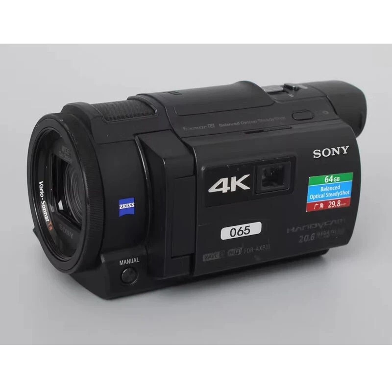 SONY FDR AXP35 4K Video Camera Handycam 10x Optical Black TESTED