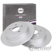 2X A.B.S. Bremsscheiben 270Mm Hinten Passend FüR Chrysler Cirrus Neon PT