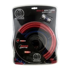 Bullz Audio 4 Gauge Amplifier Wiring Kit - 2000 Watts