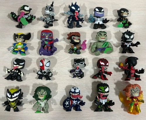 Funko Mystery Mini LOT Marvel Venomized Zombie X-23 Deadpool Wolverine Spiderman