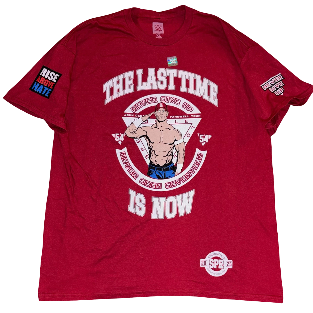 WWE Authentic John Cena Springfield Massachusetts Shirt 2025