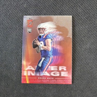 2024 Drake Maye Topps Signature Class After Image Rookie Insert #AI-8 Patriots