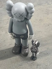  KAWS Doll Bundle X Medicom Toy Blush Red Companion 8" Vinyl Figure + Keychain