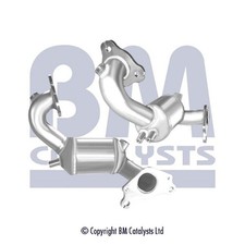 Catalytic Converter + Fit Kit For Nissan Pulsar N17 1.2DiG-T BM Catalysts Front