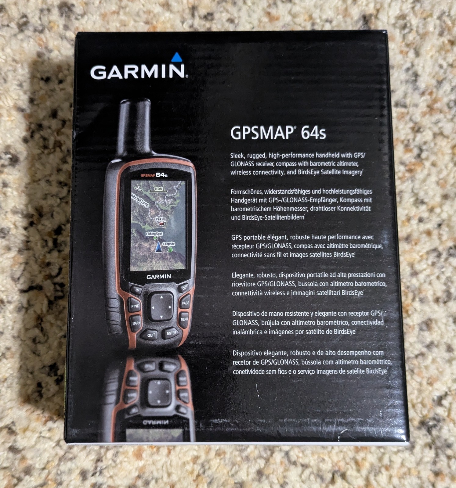 Garmin GPSMAP 64S Handheld GPS with Carabiner Clip - Barely used, fantastic cond