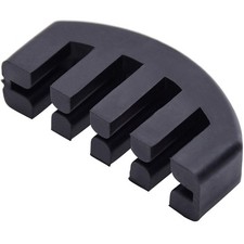 eBoot Rubber 4/4 Violin Practice Mute, Black Full size
