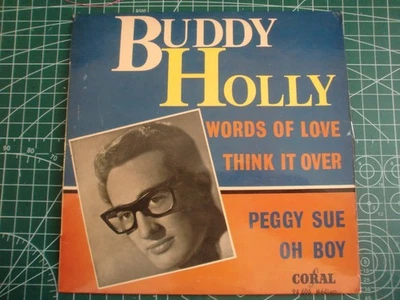 BUDDY HOLLY - EP PRESSAGE FRANCE de 1964 -"PEGGY SUE"+ 3-EXCELLENT ETAT - - Photo 1/4