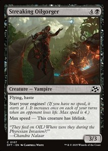 Streaking Oilgorger 107/579 Aetherdrift Foil