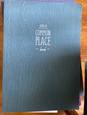 Common Place Book Level 3 Identity and Gift Ruah Woods