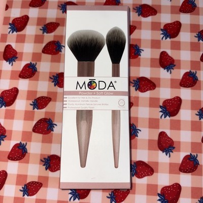 NEW IN BOX MODA BRUSHES POWDER & SOFT GLOW KIT RETAILS $29.99+ STUNNING SET!!