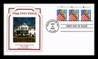 DR JIM STAMPS US COVER FLAG OVER PORCH FDC PANDA PASTED ON CACHET