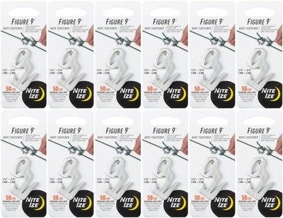 Nite Ize Figure 9 Rope Tightener, Small - Aluminum (12-Pack)