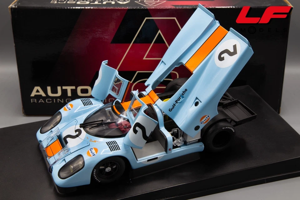 1:18 Porsche 917 K Winner 1970 Daytona Kinnunen/Rodriguez - Autoart - Immagine 3 di 4
