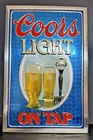 NOS VTG COORS LIGHT BEER Wall Hanging Plaque Adolf Coors Company 10.5" X  15.5"