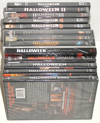 Horror DVD Lot - Michael Myers Halloween Complete Collection (13