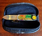 Franklin Mint John Deere Tractor 1948 Model B Pocket Knife 3.5” Closed W/ Case