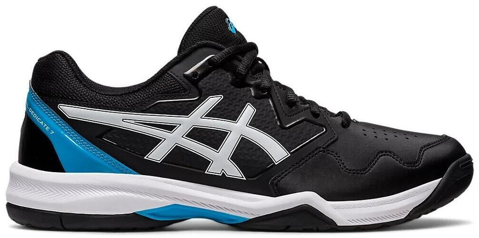 Asics Gel Dedicate 7 Black Island Blue for sale | eBay