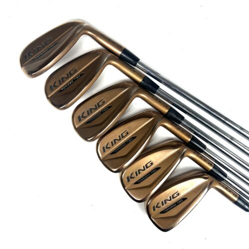 Cobra King Forged Tec Copper Irons / 5-PW / KBS $-Taper Lite Regular Flex - Picture 2 of 10