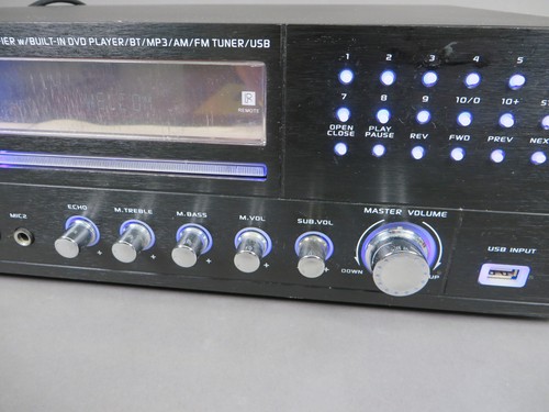 PYLE PD3000BT Bluetooth Home Theater Preamplifier Audio Stereo Receiver (READ!) - Picture 7 of 13