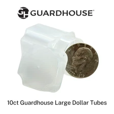 10ct Guardhouse Square Large Dollar Coin Tubes Each Holds 20 Coins