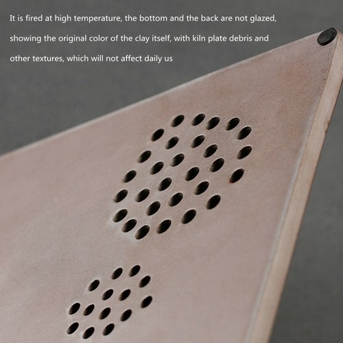 Luxury Ceramic Gongfu Tea Tray+Teapot Set ABS Wtaer Storage Plate 25cm*25cm Tray - Picture 8 of 9