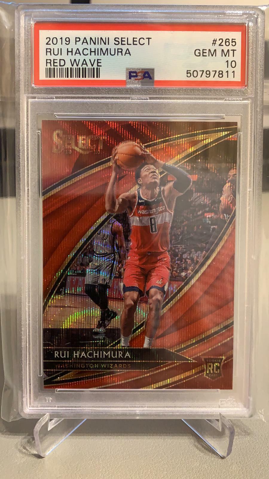 2019-20 Select Rui Hachimura Courtside ROOKIE RC T-MALL Red Wave PSA 10  #265 | eBay