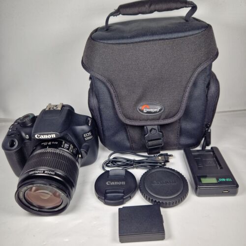 Kit d'appareil photo Canon EOS 1200D avec objectif 18-55 mm *Seulement 1K prises de vue *POST DU LENDEMAIN* - Photo 1/10