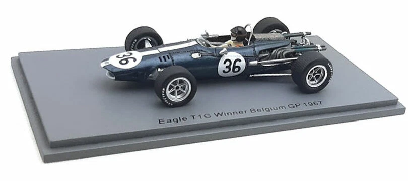 Spark S2399 Eagle T1G Weslake #36 Ganador GP de Bélgica 1967 - Dan Gurney escala 1/43 Foto 3 de 4