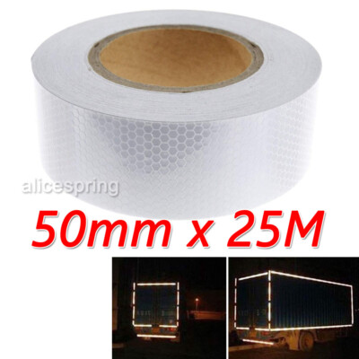 50mm x 25M Reflektorfolie Reflektorband Warnung Selbstklebend Warnaufkleber DHL 50mm x 25M Reflektorfolie Reflektorband Warnung Selbstklebend Warnaufkleber DHL
