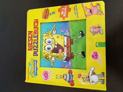 Kinderpuzzlebuch - Spongebob Schwammkopf