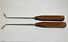 Set Of 2 Synthes 389.283 Right & 389.284 Left Rectangular Curettes 8mm US1224